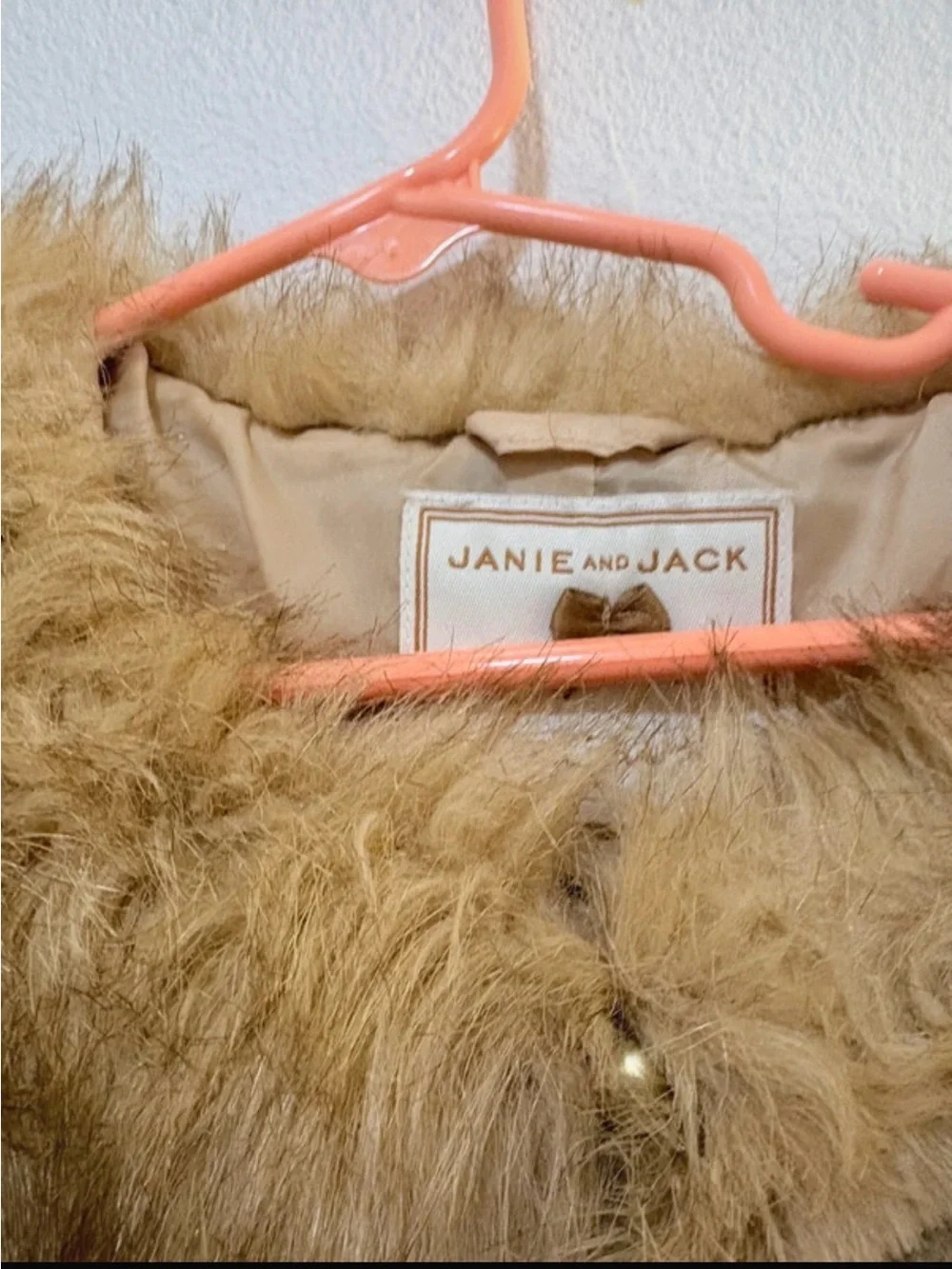 Janie and Jack plush faux